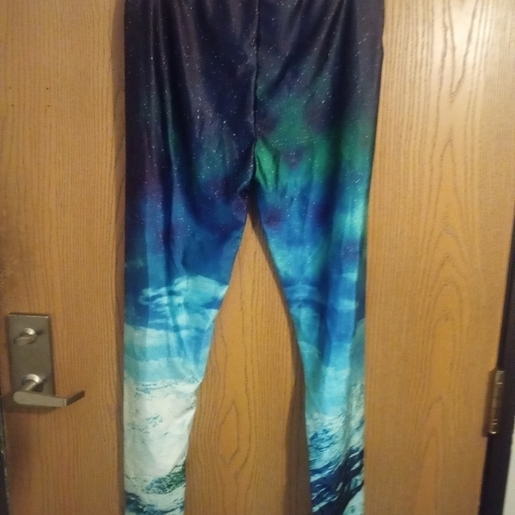 COPY - Copy - Unbranded blue leggings 1x - Picture 2 of 2